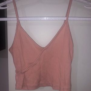 Pink crop top